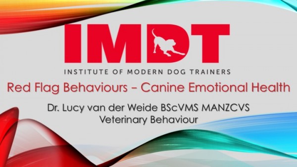 Red Flag Behaviours: Canine Emotional Health